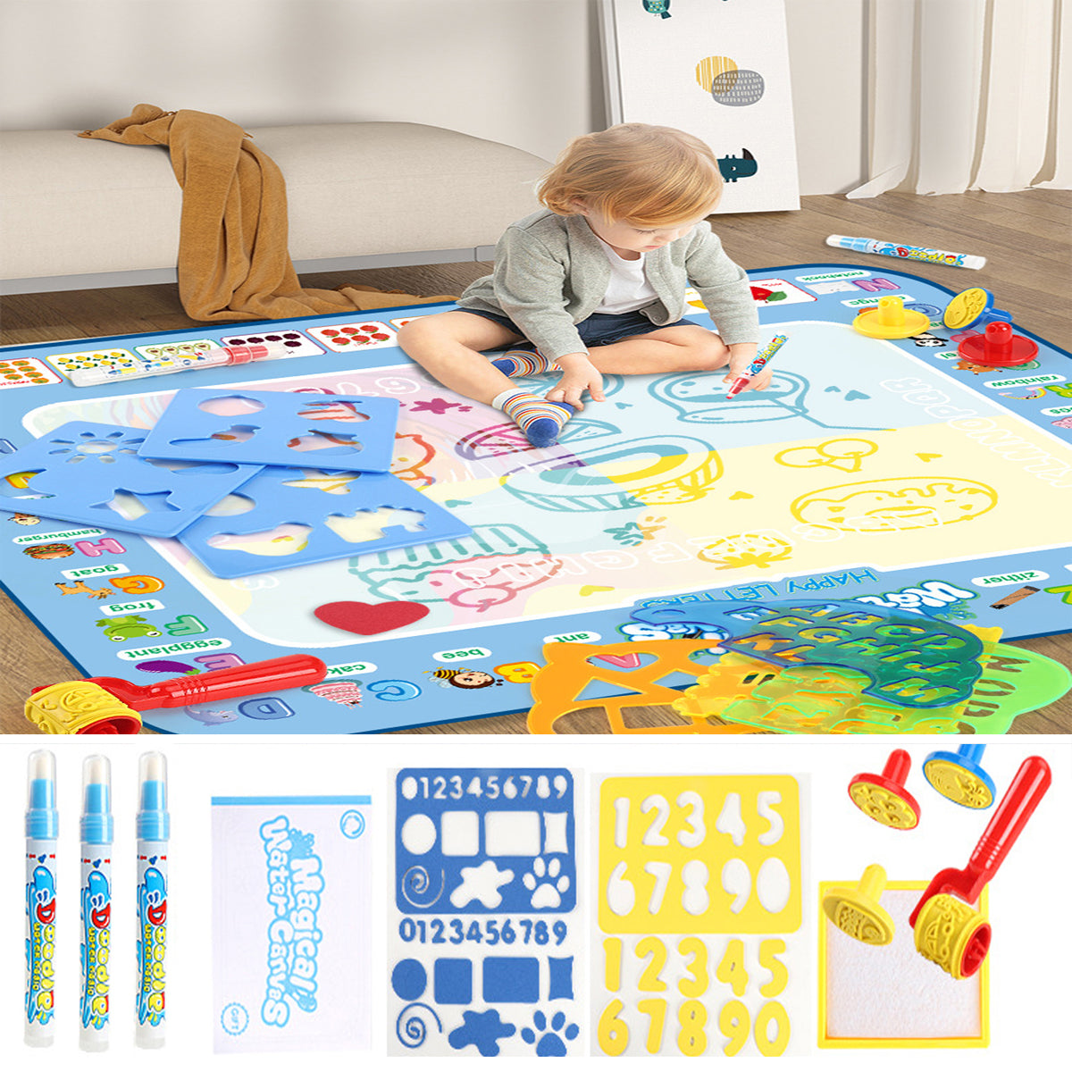 Water doodle mat